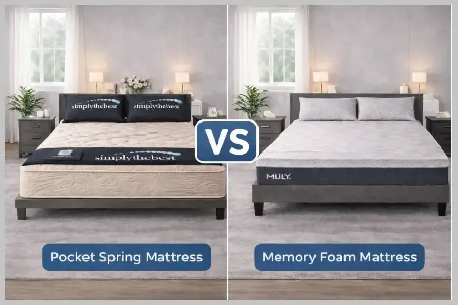 Memory Foam vs Pocket Spring Mattress: Which Is Better for Back Pain Relief in 2026?