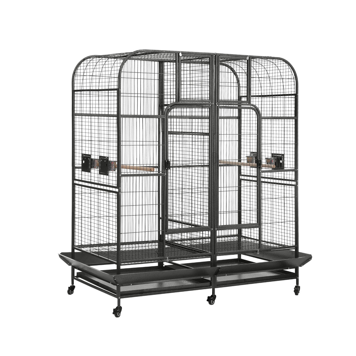 Image showcasing i.Pet Bird Cage Extra Large Aviary 185cm Pet Parrot Cage Castor Wheel