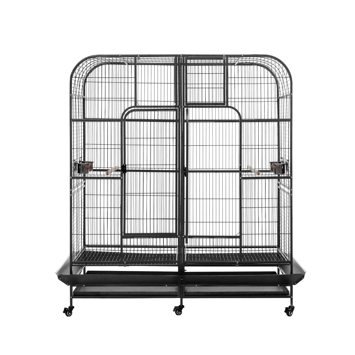 i.Pet Bird Cage Extra Large Aviary 185cm Pet Parrot Cage Castor Wheel