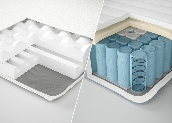 Which is better: Foam mattress or Spring mattress?