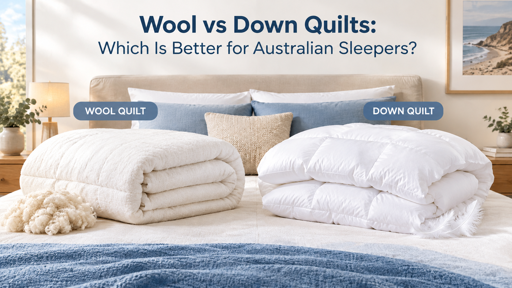 Wool vs Down Quilts: Which Is Better for Australian Sleepers?