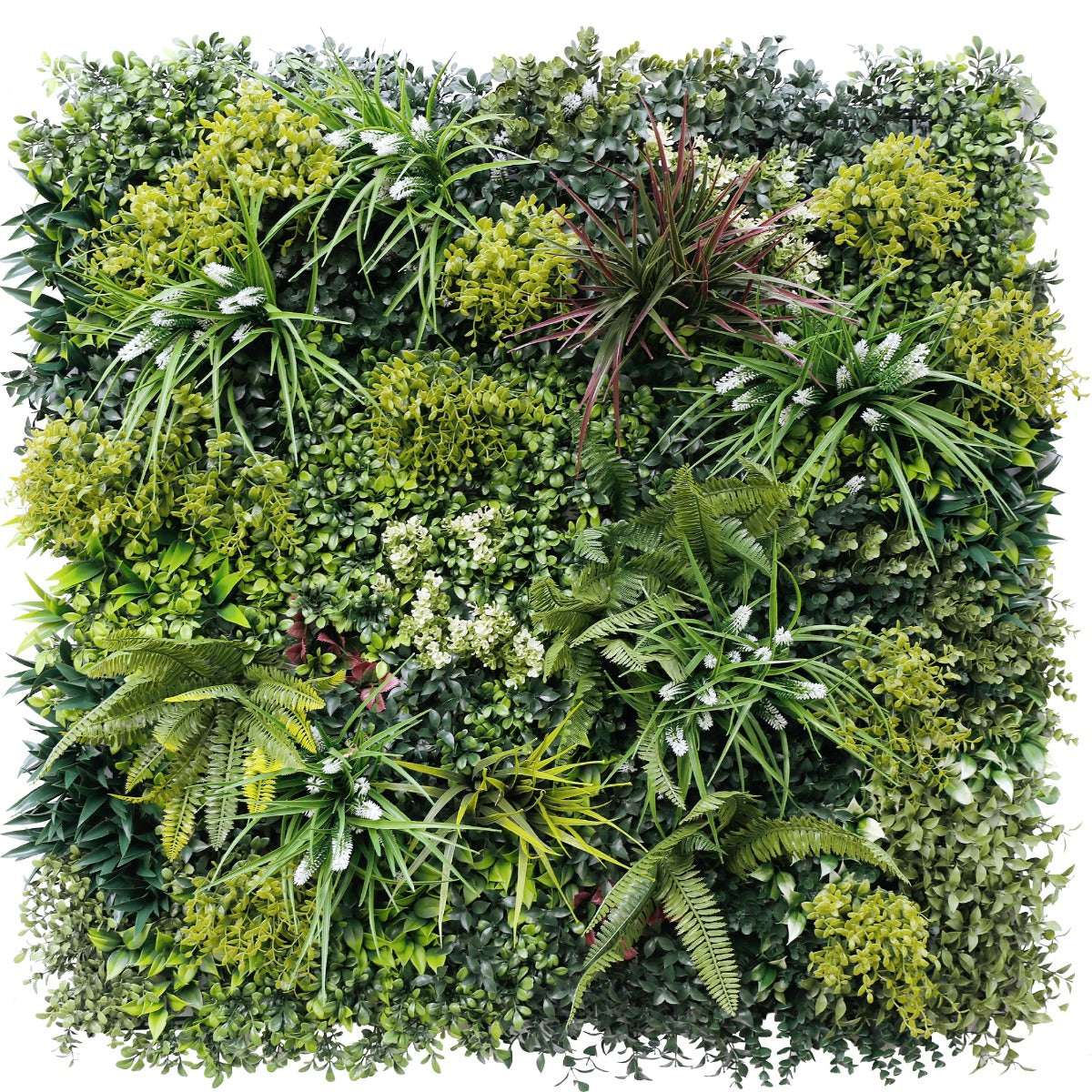 Lush Spring Vertical Garden / Green Wall UV Resistant 100cm