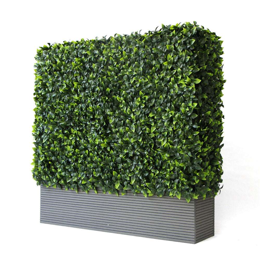 Portable Jasmine Artificial Hedge Plant UV Resistant 75cm