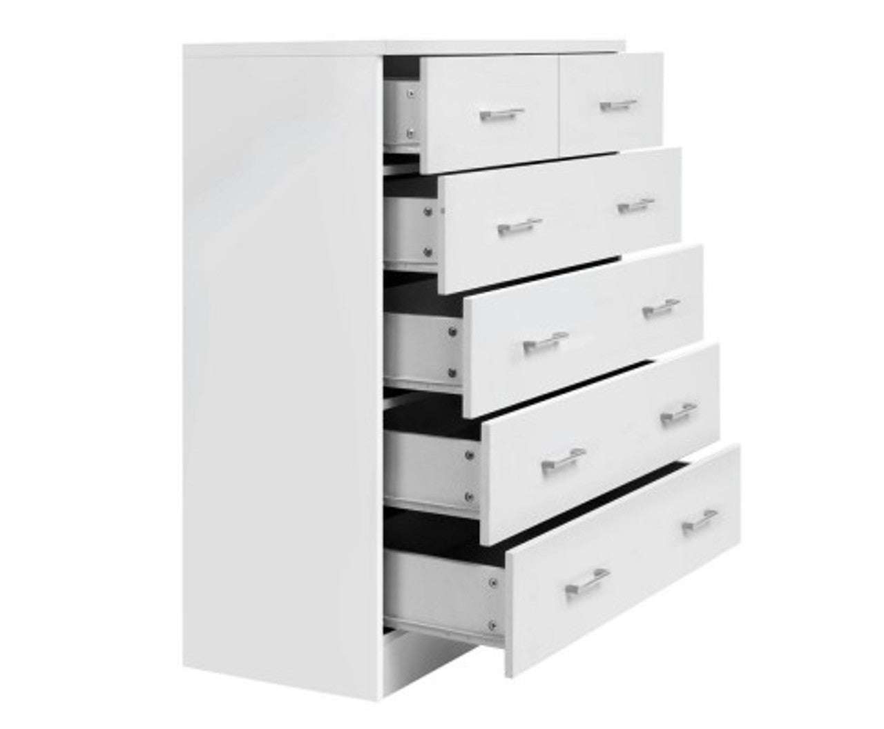 Artiss Tallboy 6 Drawers Storage Cabinet - White