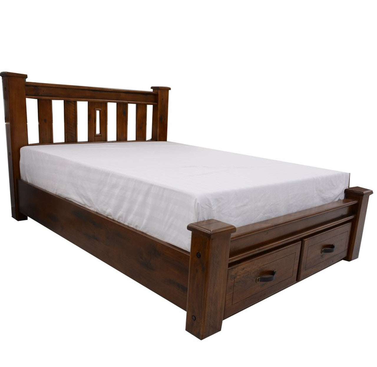 Derwent King Single Timber Bed with Storage Drawer