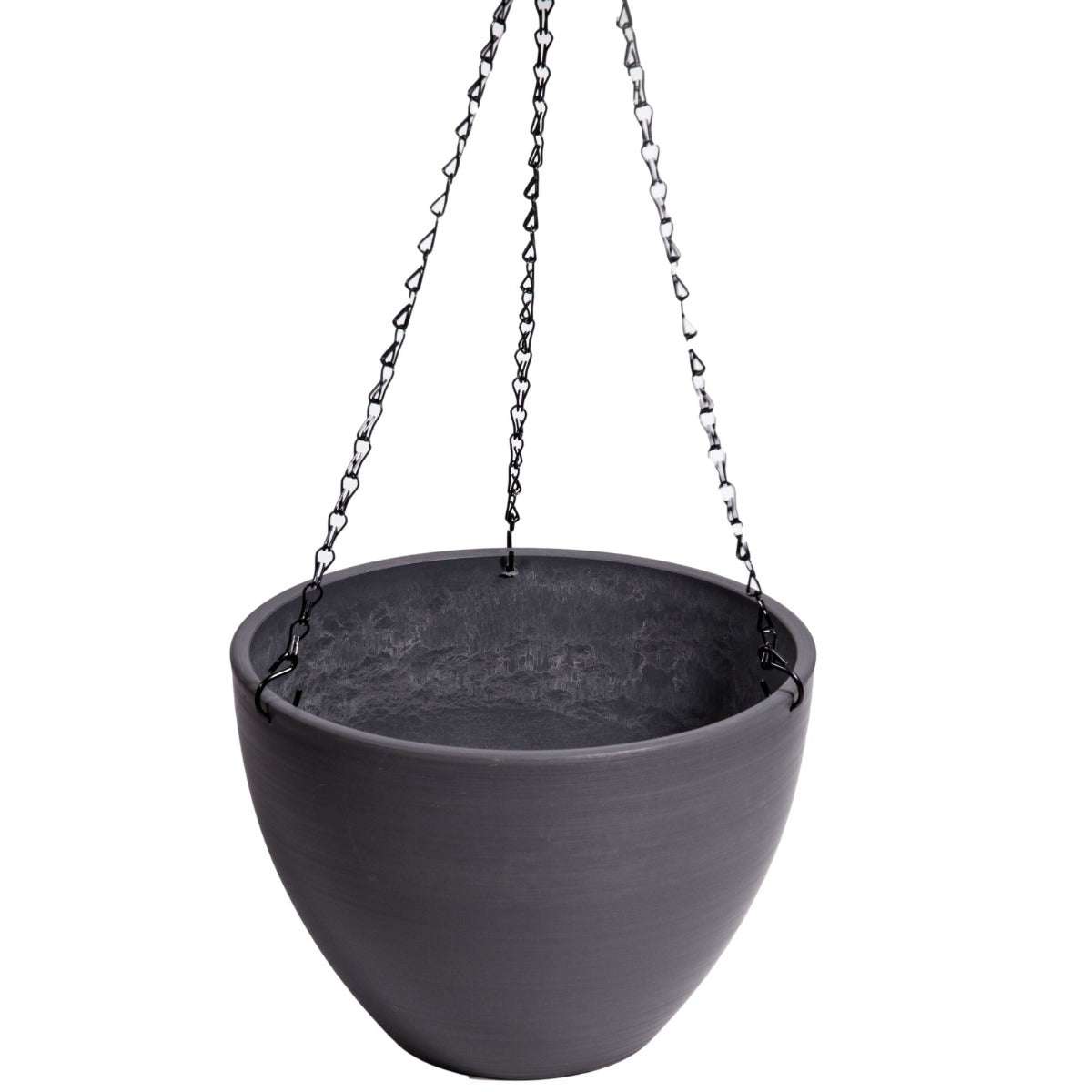 Hanging Grey Plastic Pot