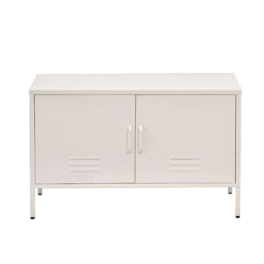 Artiss Buffet Sideboard Metal Cabinet - BASE White Bedworld
