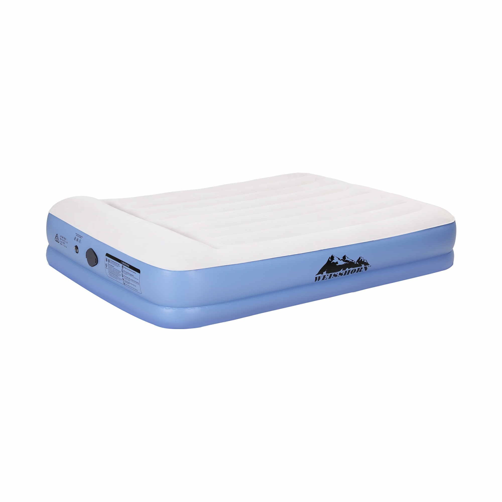 Weisshorn Queen Air Mattress with Rechargeable Cordless Pump 41cm Bedworld