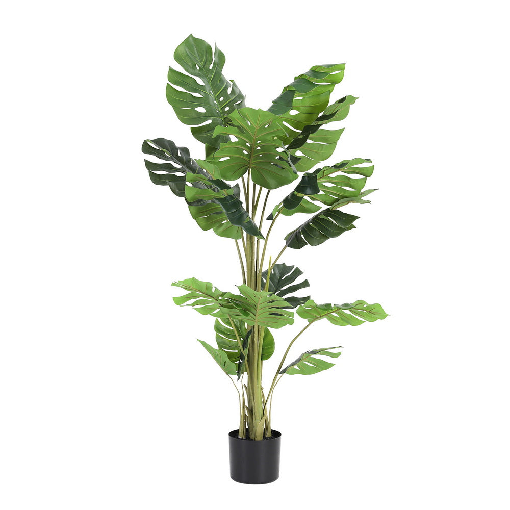 Artiss 140cm Artificial Monstera Tree Faux Trees Indoor Decor Artificial Plants Lifelike Plant 1.4M Bedworld