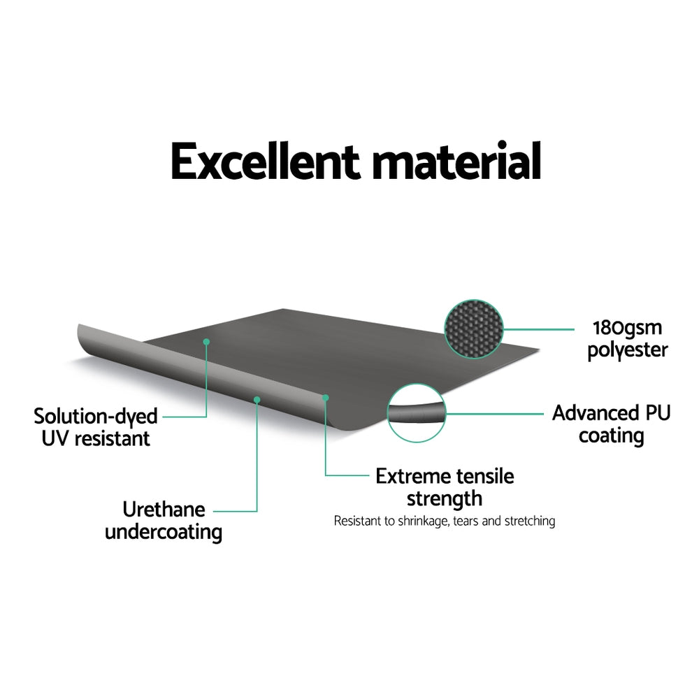 Instahut Side Awning Sun Shade Outdoor Retractable Privacy Screen 1