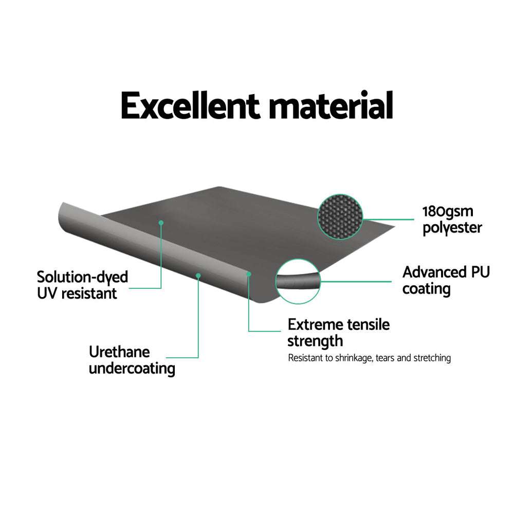 Instahut Side Awning Sun Shade Outdoor Retractable Privacy Screen 1