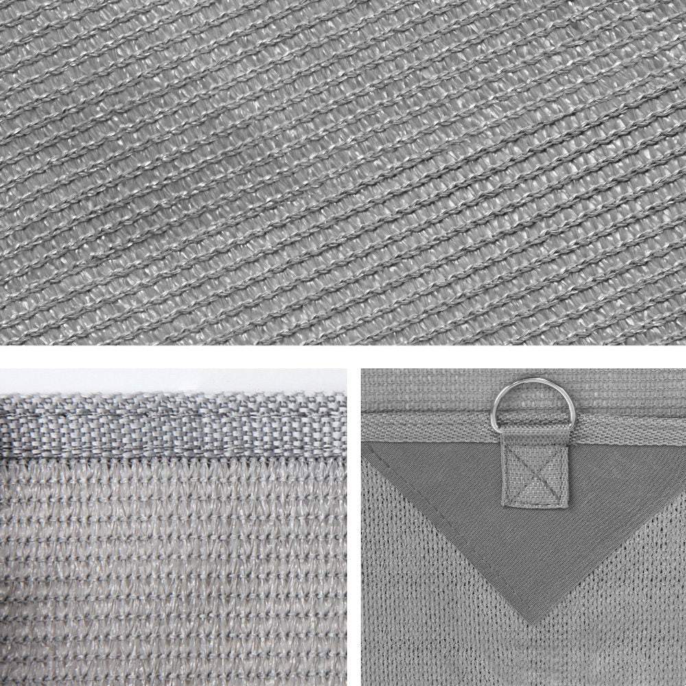 2M Sun Shade End Wall Side Grey