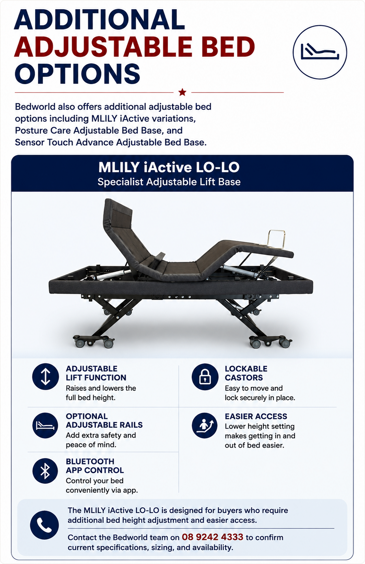 Additional Adjustable Bed Options