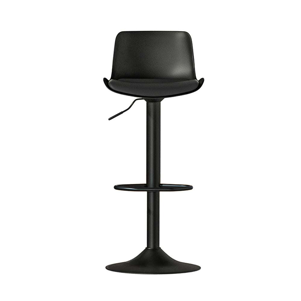 Artiss 2x Bar Stools Padded Seat Gas Lift Black