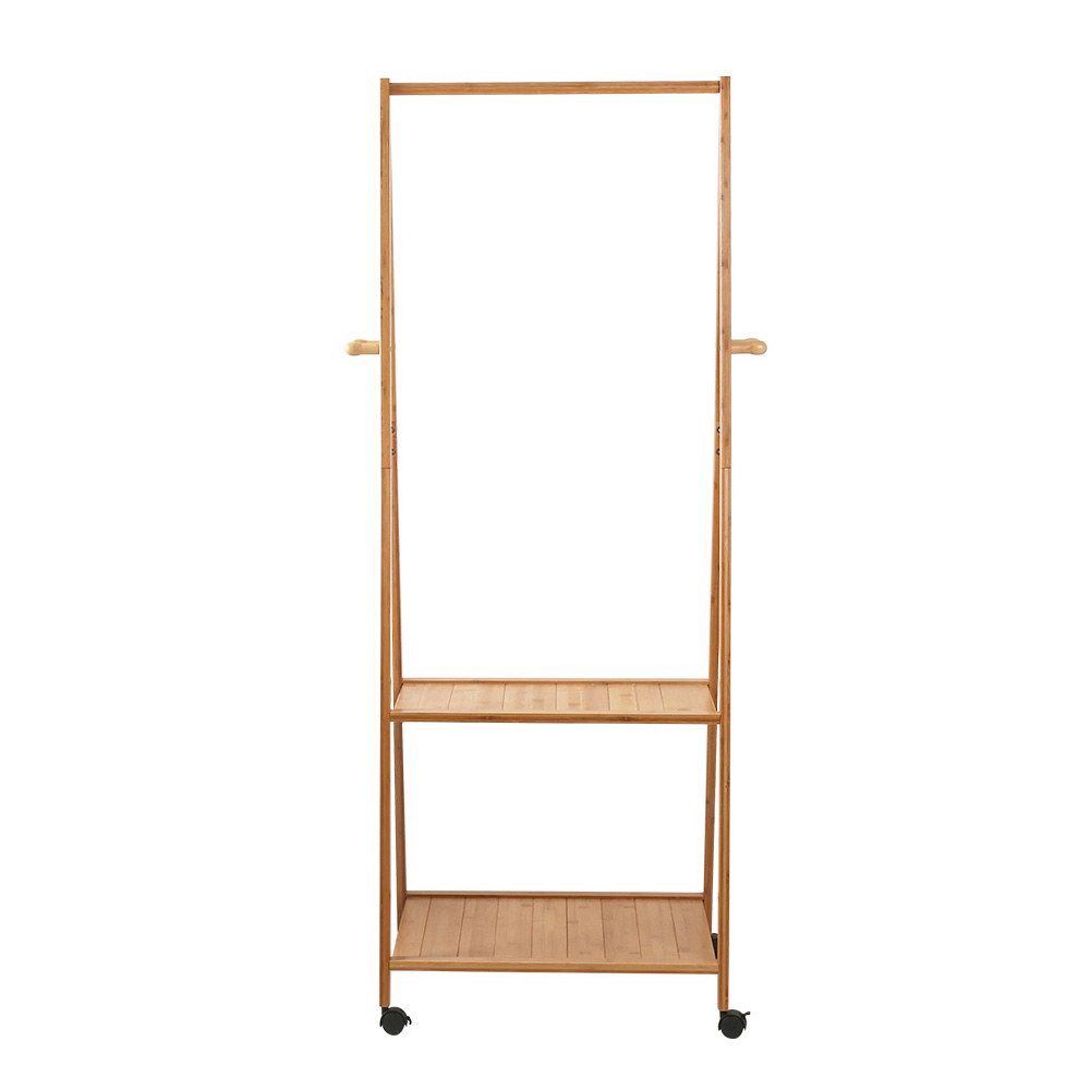 Artiss Clothes Rack Airer Coat Stand 165x59cm Wheels Bedworld