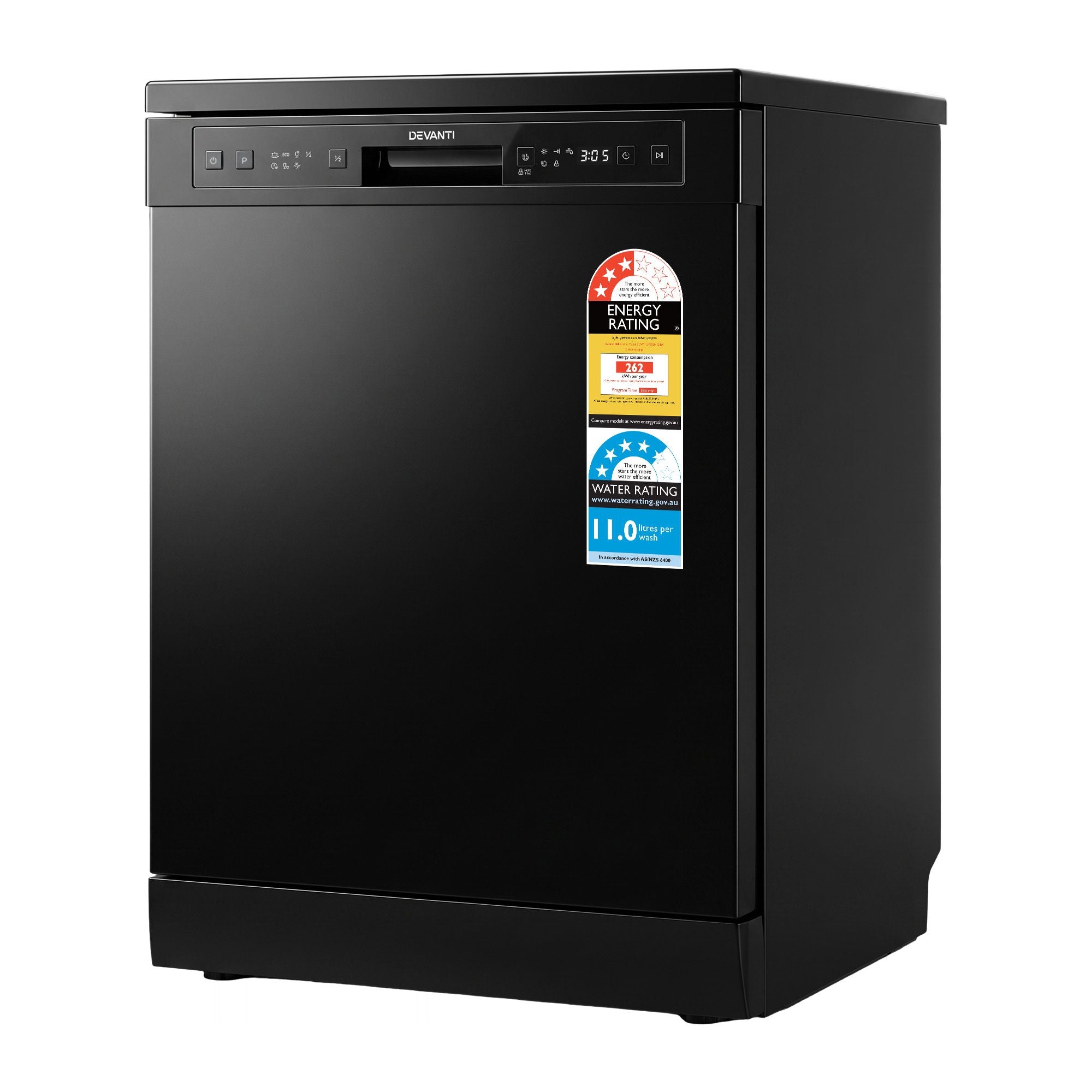 Devanti 12 Place Settings Dishwasher 55cm Freestanding Benchtop Built-In Bedworld