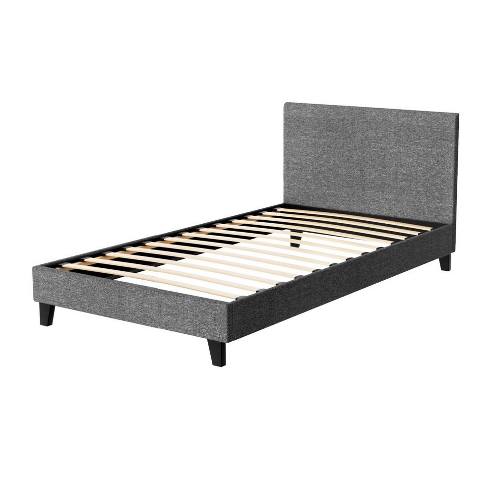 Artiss Bed Frame King Single Size Grey NEO Bedworld