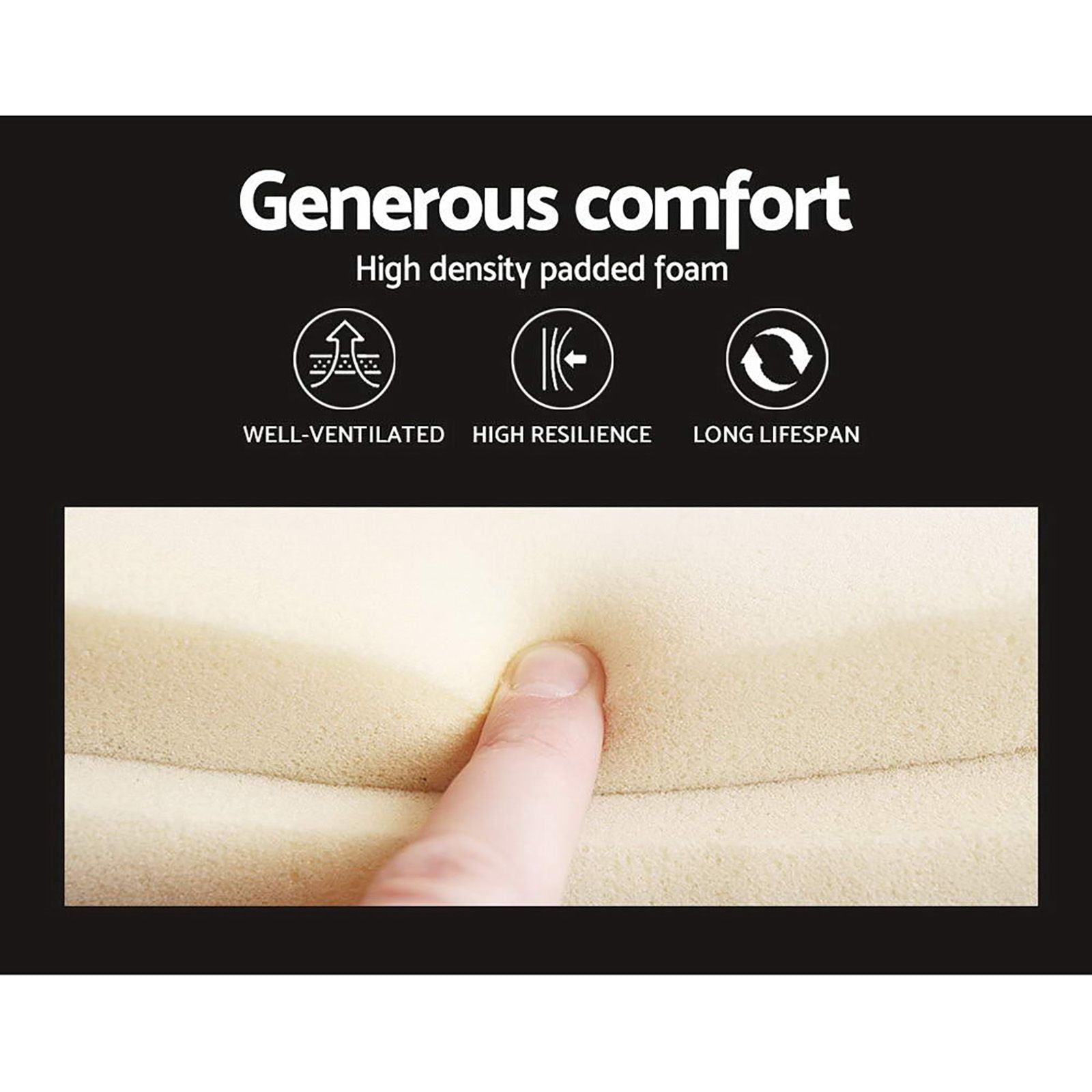 Artiss Bed Frame Double Size Grey PIER Bedworld