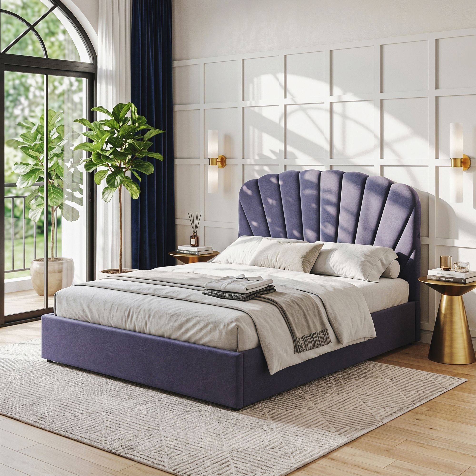 Artiss Queen Bed Frame with Lift Up Storage and USB Ports Grey Bedworld