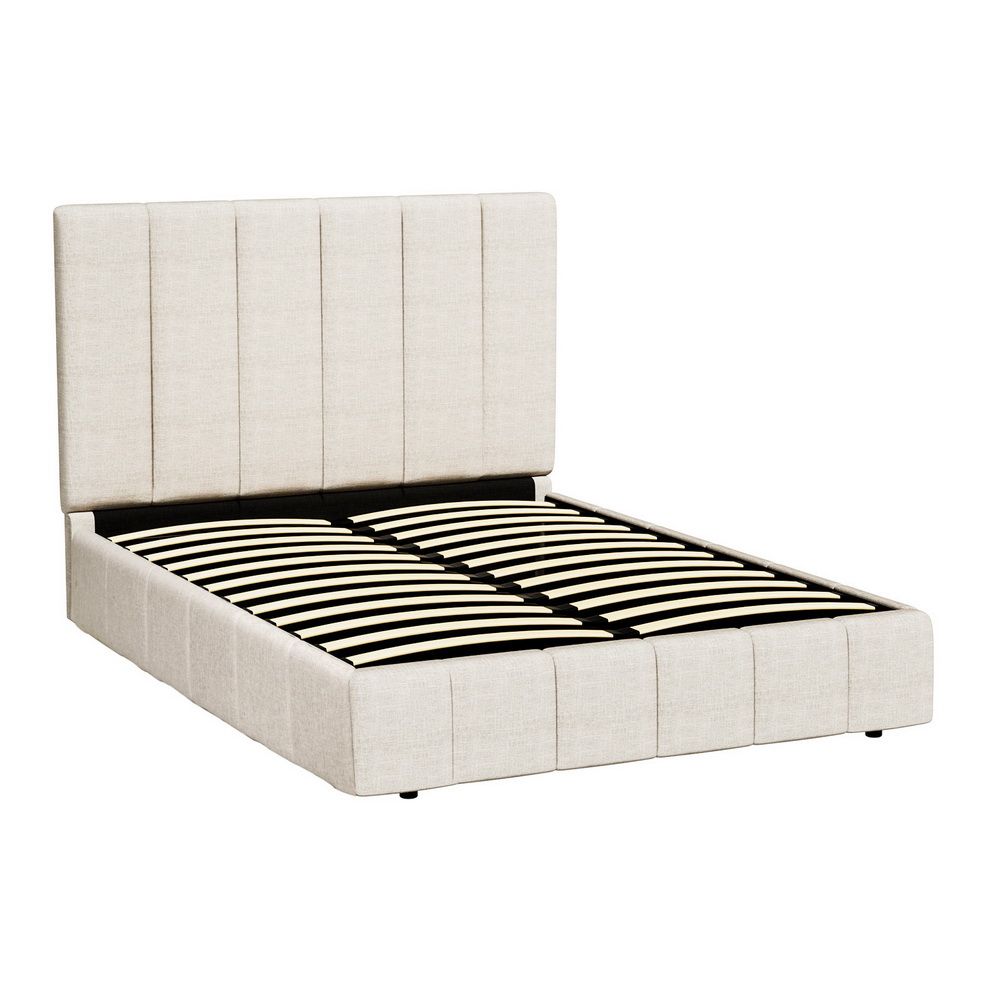 Artiss Bed Frame Double Size Beige TETTE Bedworld