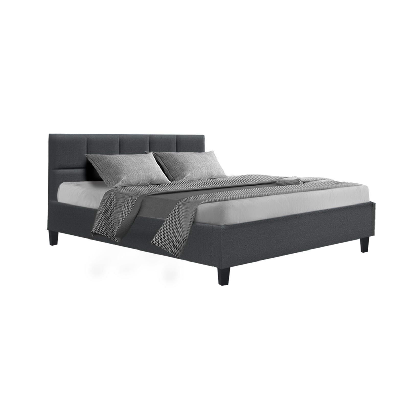Artiss Bed Frame Double Size Charcoal TINO Bedworld