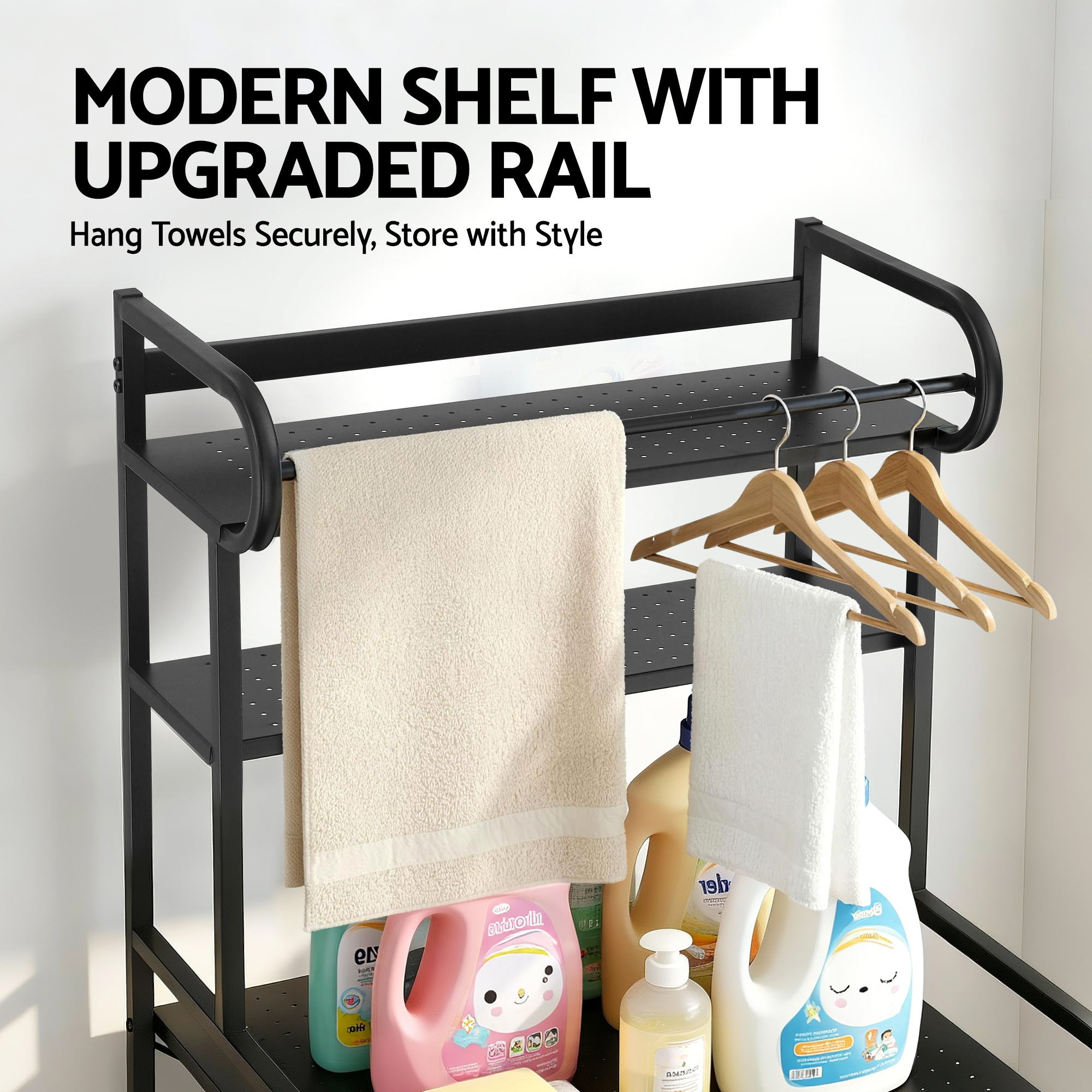 Artiss Bathroom Storage Shelf Over Washing Machine Toilet 3 Tier Bedworld