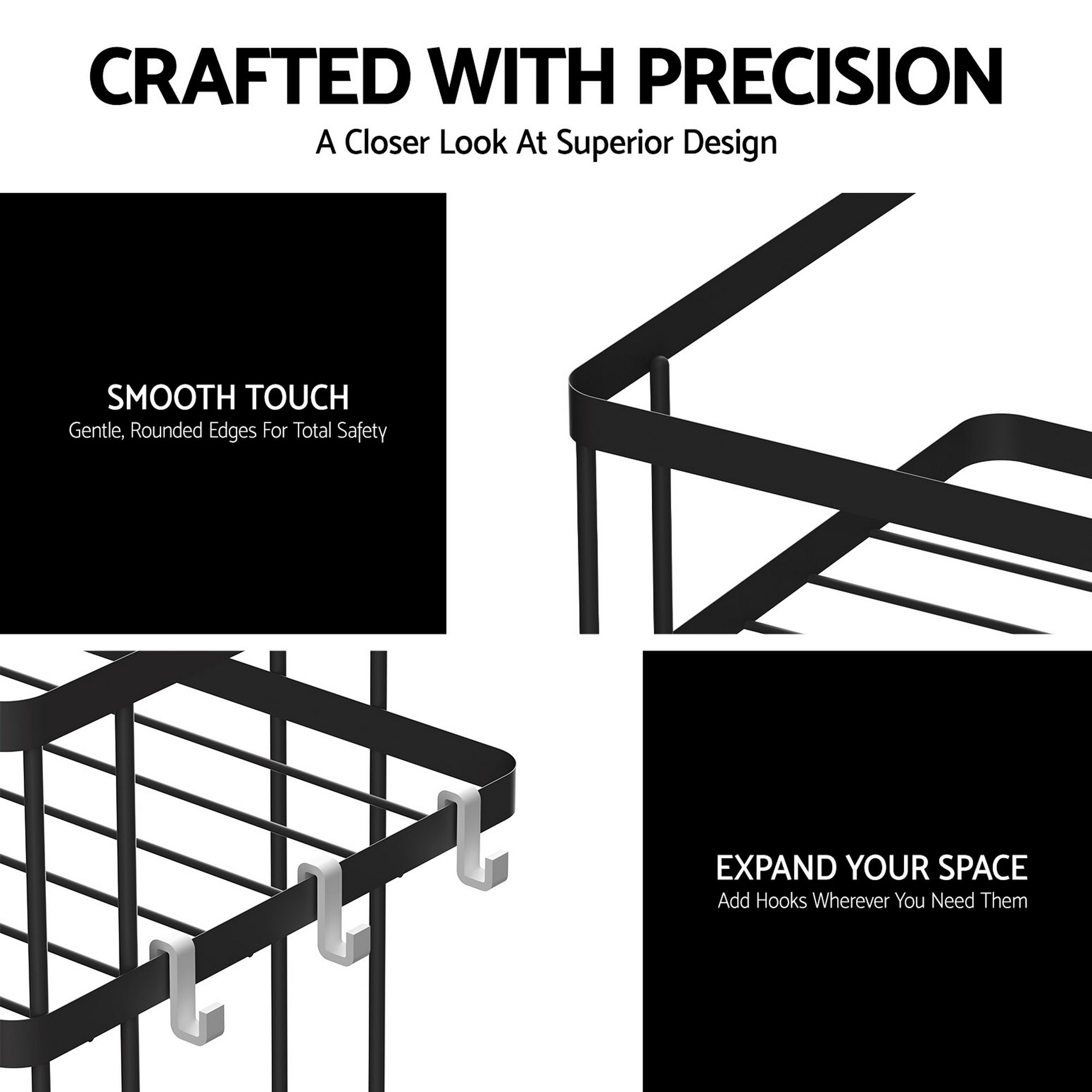 Artiss Over Toilet Storage Rack Bathroom Shelf Organizer 2 Tier Bedworld