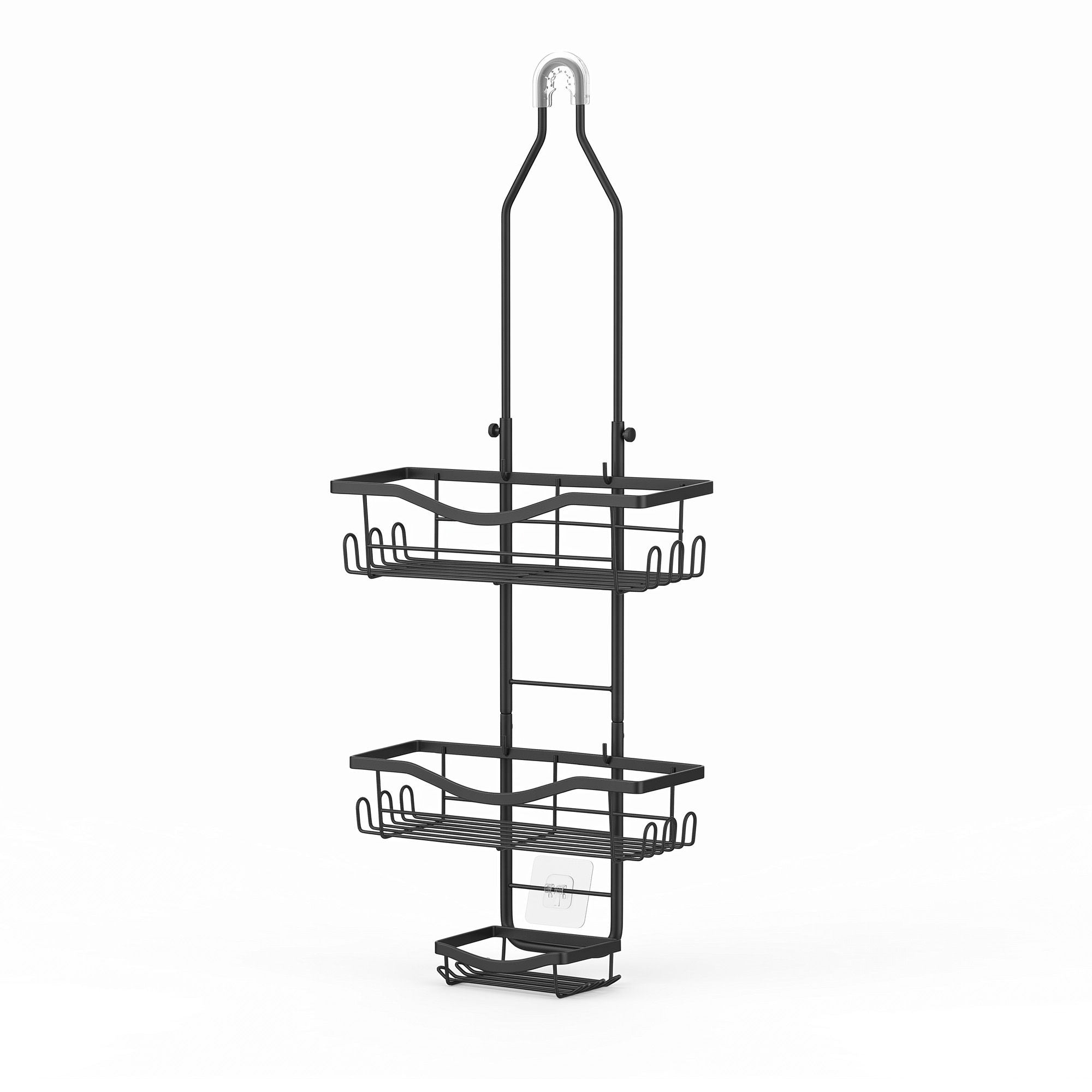 Artiss Shower Caddy Hanging Bathroom Organiser Over Head Black Bedworld