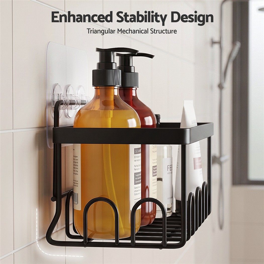 Artiss Shower Caddy Metal Bathroom Organiser Rust Resistant 6 Pack Bedworld