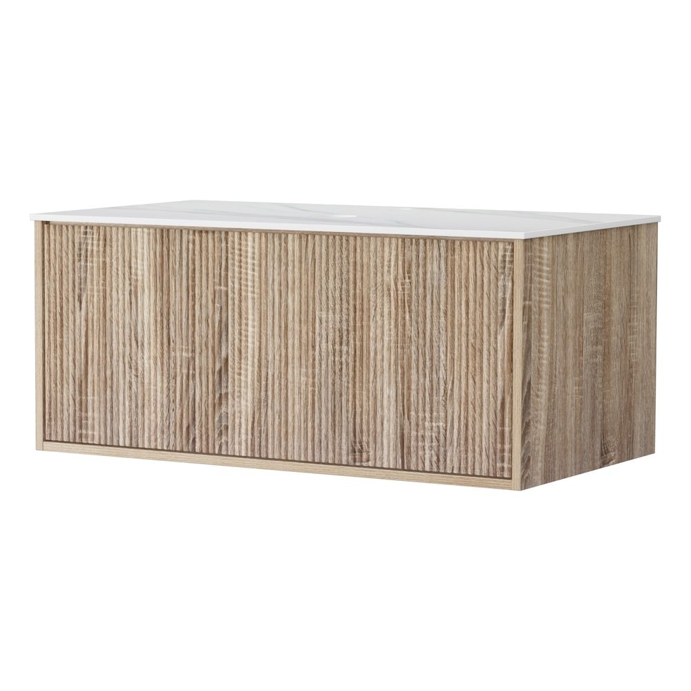 Cefito Vanity Unit 915mm with Basin Oak Bedworld
