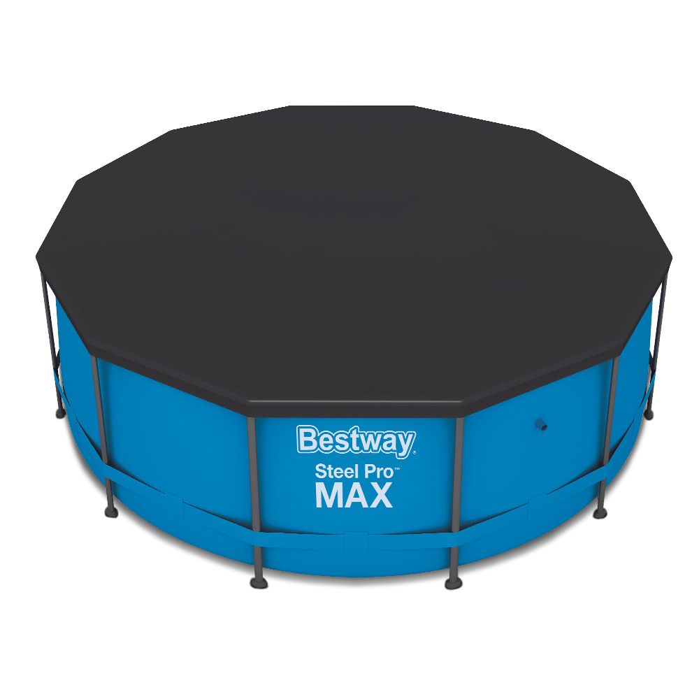 Bestway Pool Cover Fits 3.66m/12ft Round Swimming Pool PVC Blanket 3.7m Bedworld