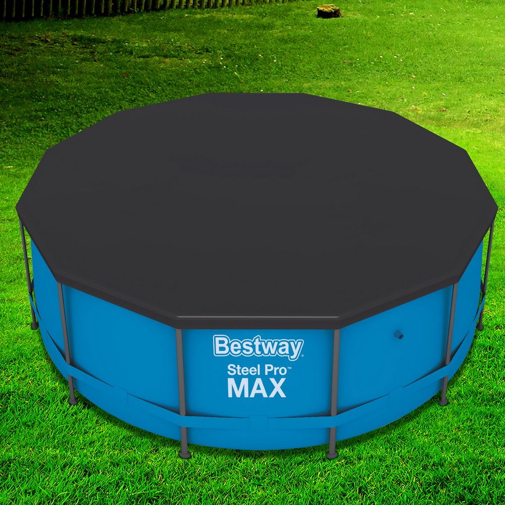 Bestway Pool Cover Fits 3.66m/12ft Round Swimming Pool PVC Blanket 3.7m Bedworld