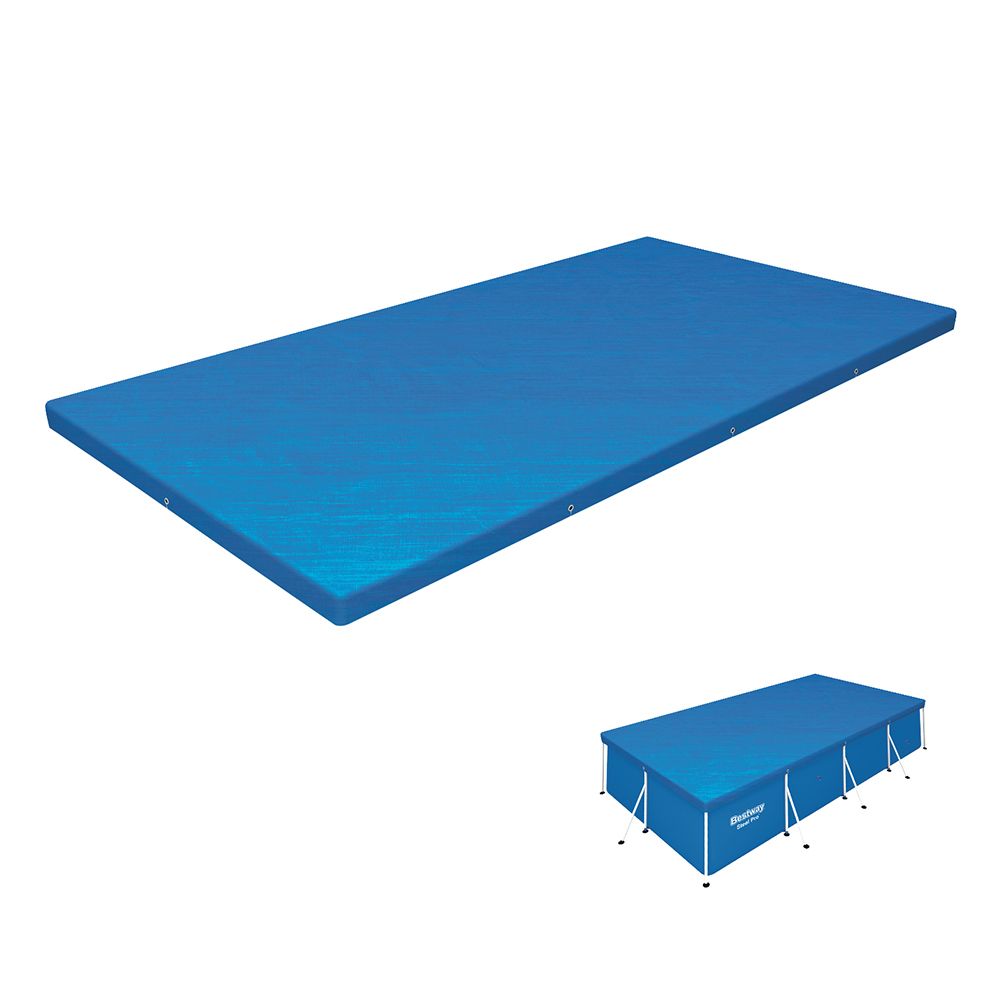 Bestway 58017 Pool Cover Fits 4x2.11m Above Ground Swimming Pool PE Blanket Bedworld