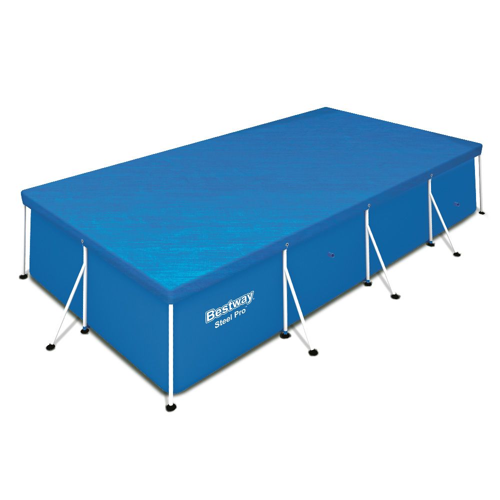 Bestway 58017 Pool Cover Fits 4x2.11m Above Ground Swimming Pool PE Blanket Bedworld