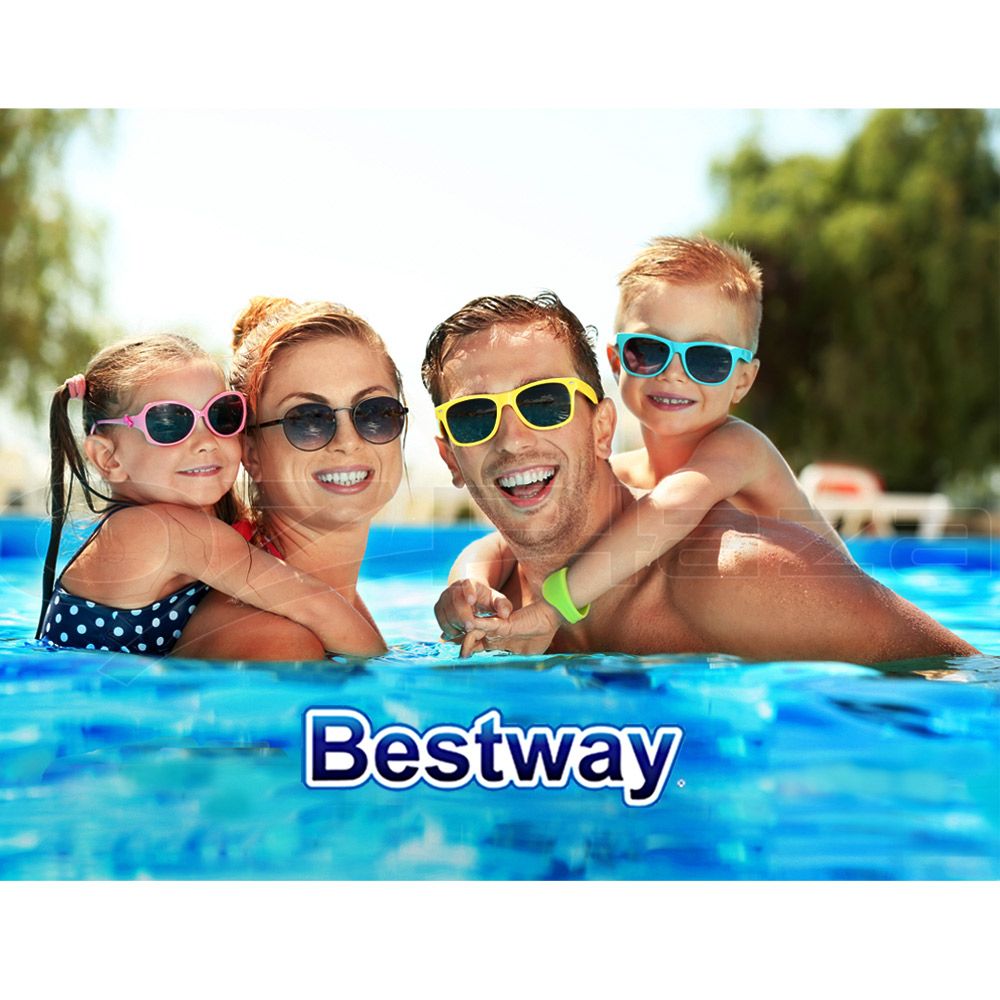 Bestway 58017 Pool Cover Fits 4x2.11m Above Ground Swimming Pool PE Blanket Bedworld