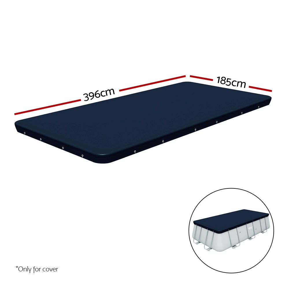 Bestway Pool Cover Fits 4.12x2.01m Above Ground Swimming Pool PVC Blanket Bedworld