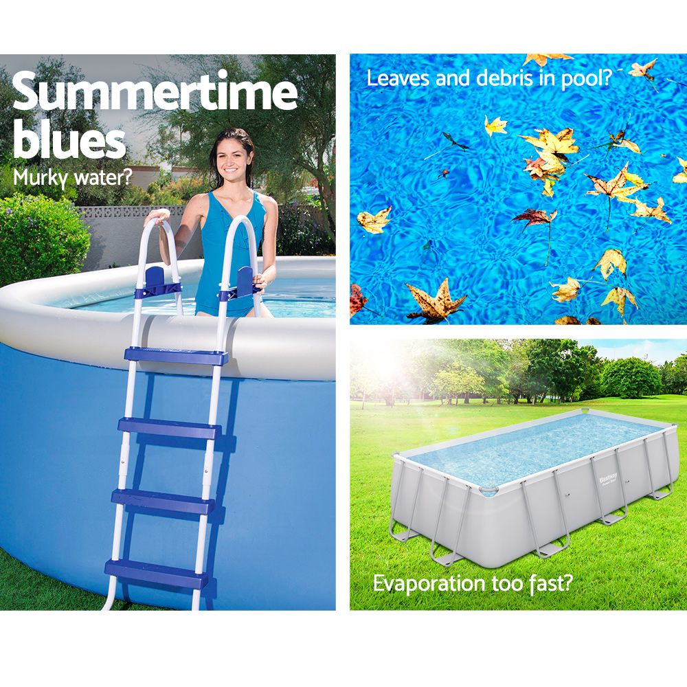 Bestway Pool Cover Fits 4.12x2.01m Above Ground Swimming Pool PVC Blanket Bedworld