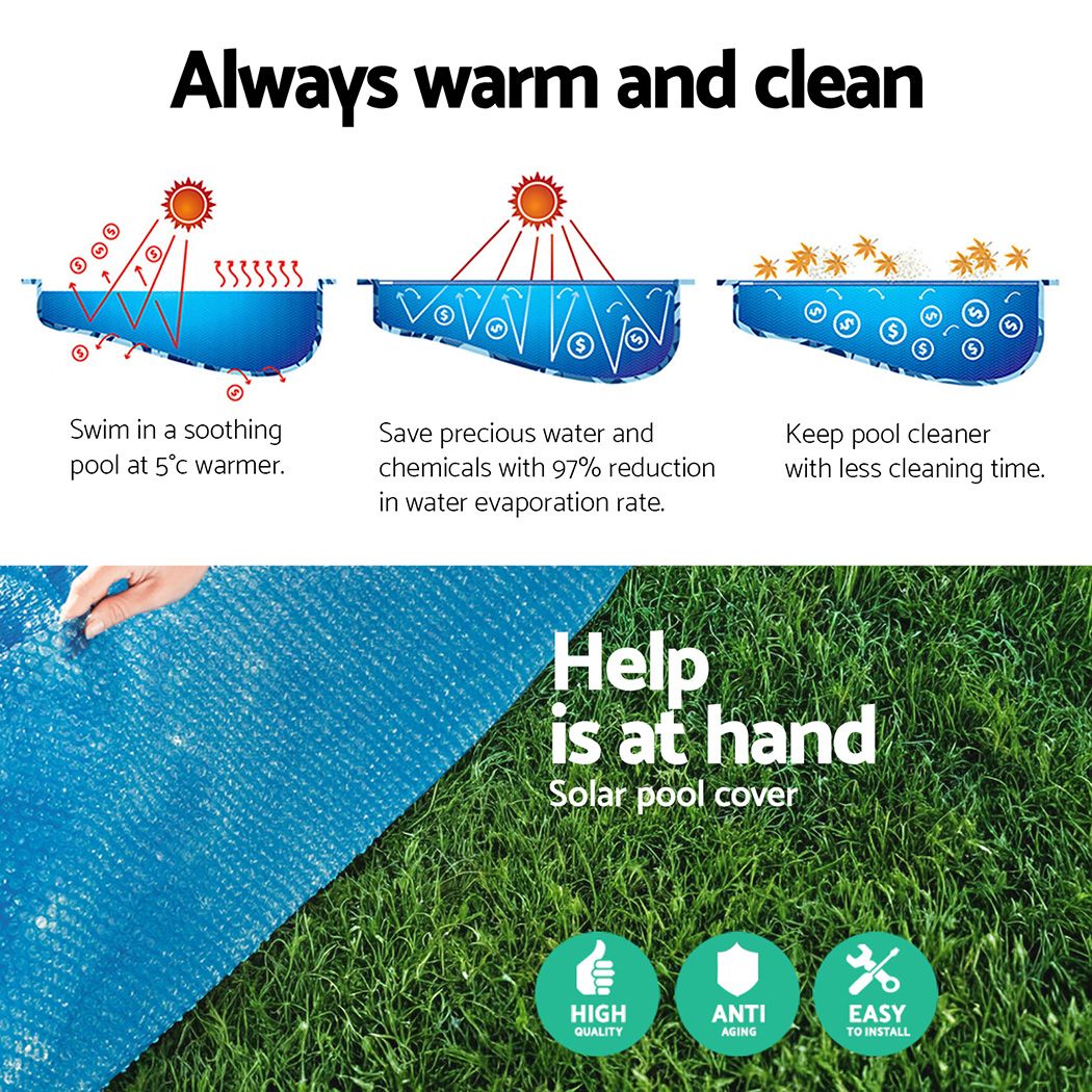 Bestway Pool Cover Solar Fits 4.17m Round Above Ground Swimming Pool Blanket Bedworld