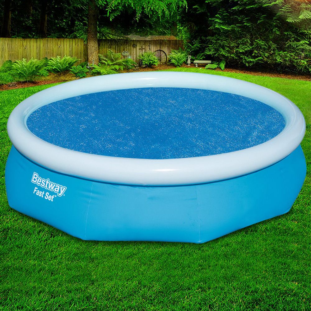 Bestway Pool Cover Fits 3.05m/10ft Round Swimming Pool PVC Blanket 2.89m Bedworld