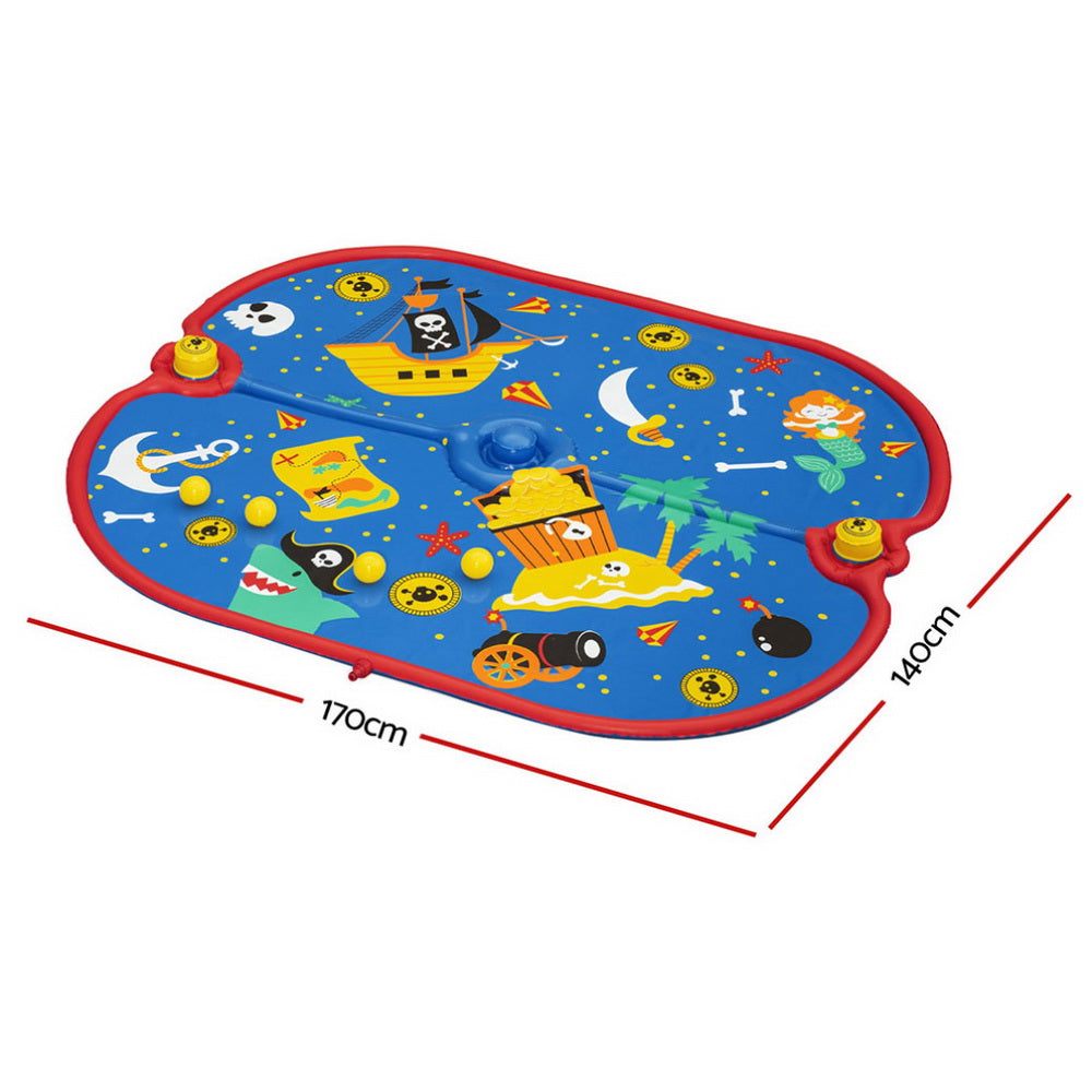 Bestway Kids Splash Pad Pool Sprinkler Spray Play Mat Water Fun Toys 170cm x140cm