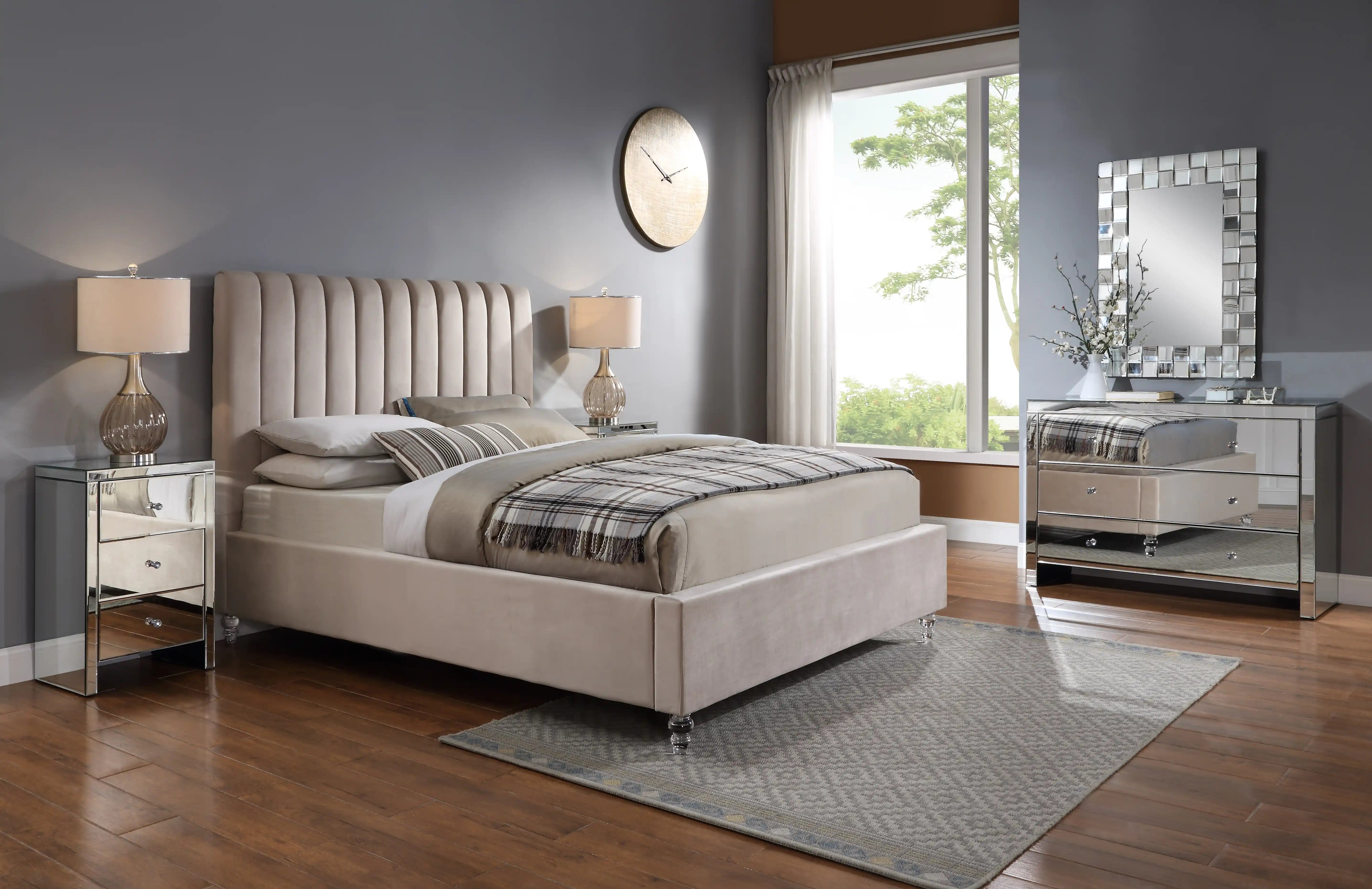 Belair Gas Lift Upholstered Storage Bedframe