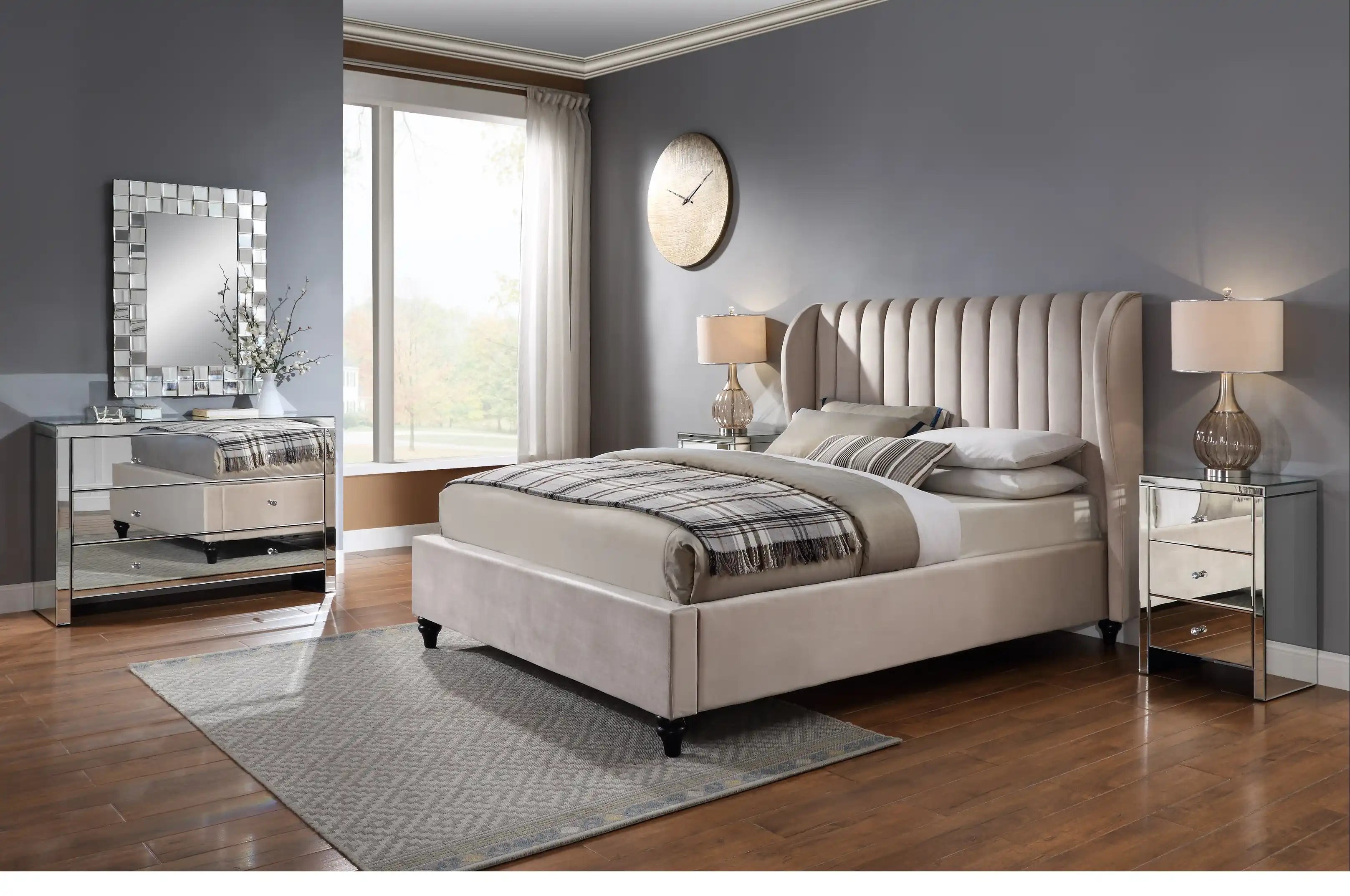 Belair Gas Lift Upholstered Storage Bedframe