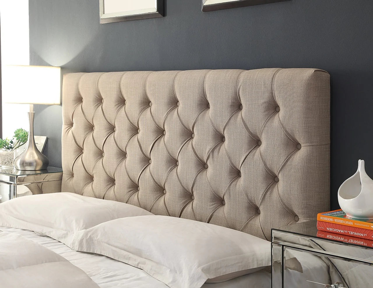 Cameo Gas Lift Upholstered Storage Bed frame