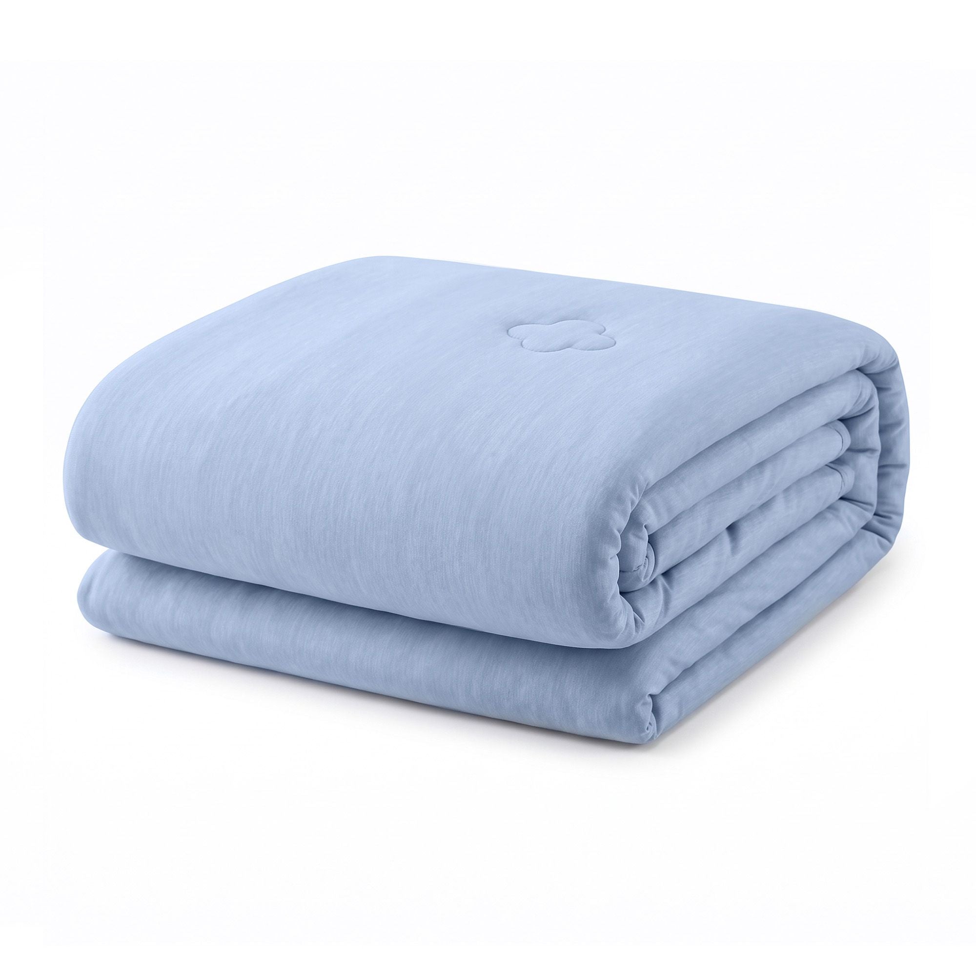 Giselle Cooling Blanket 130cm x 170cm Double Sided Summer Throw Lightweight Blue Bedworld