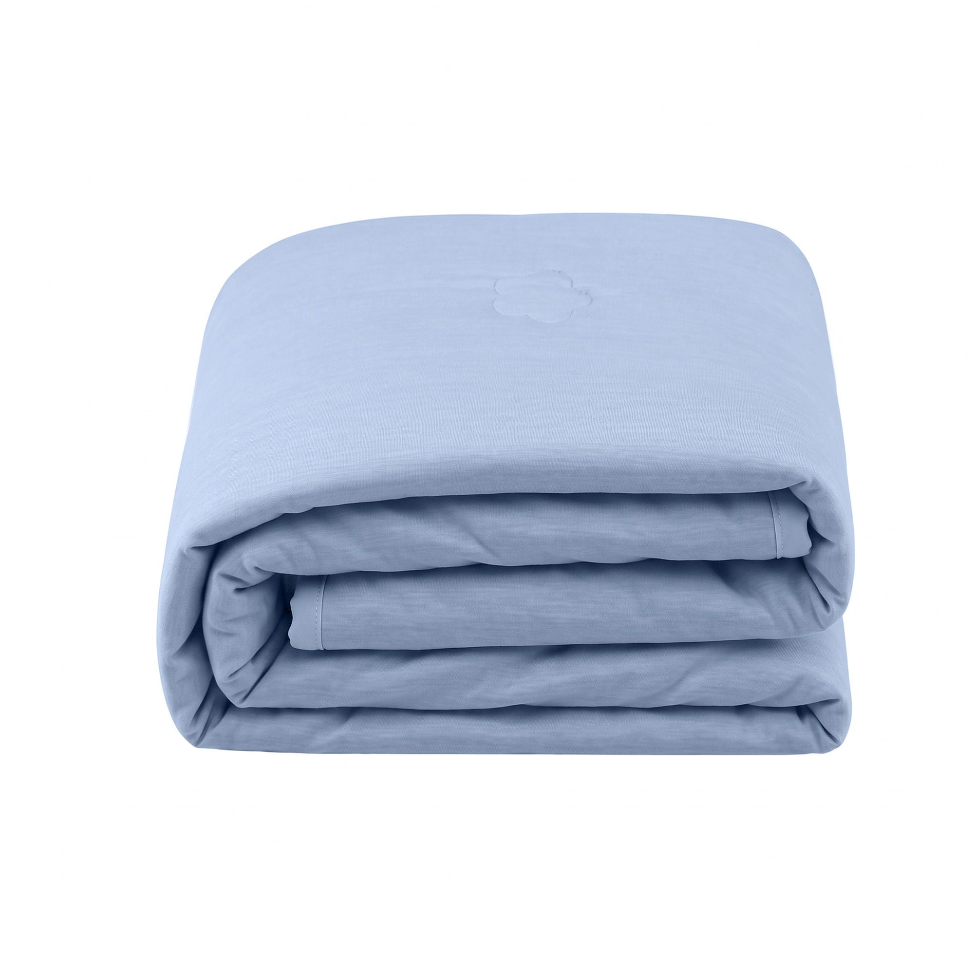 Giselle Cooling Blanket 130cm x 170cm Double Sided Summer Throw Lightweight Blue Bedworld