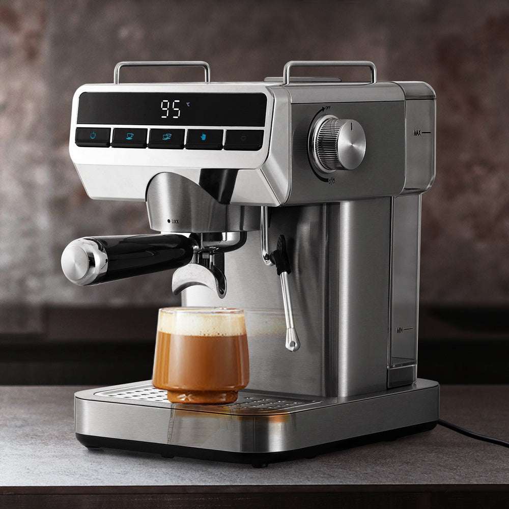 Devanti 20 Bar Coffee Machine Espresso Cafe Maker