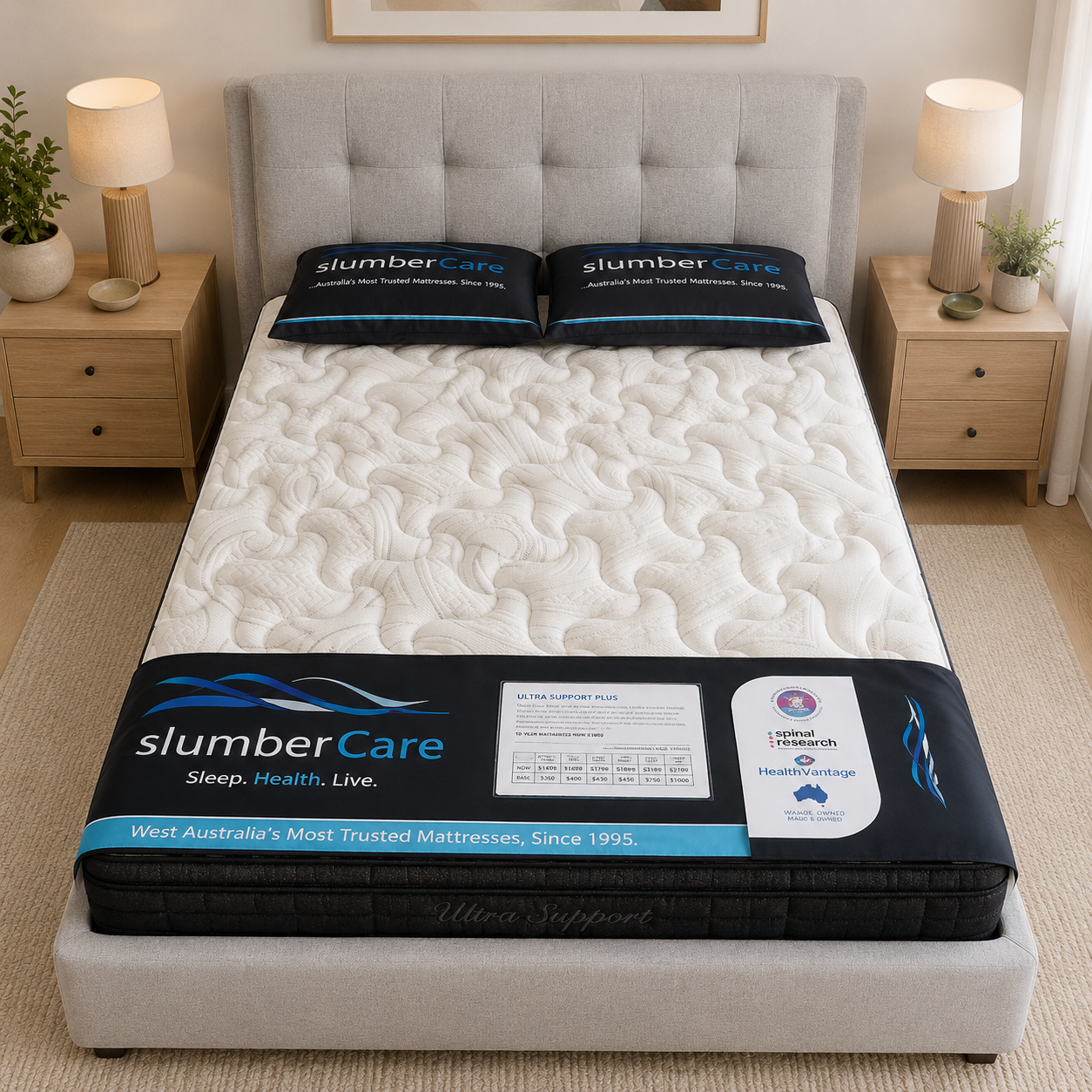 Amore Mattress & Ensemble Bed Base Simply The Best Simply the Best