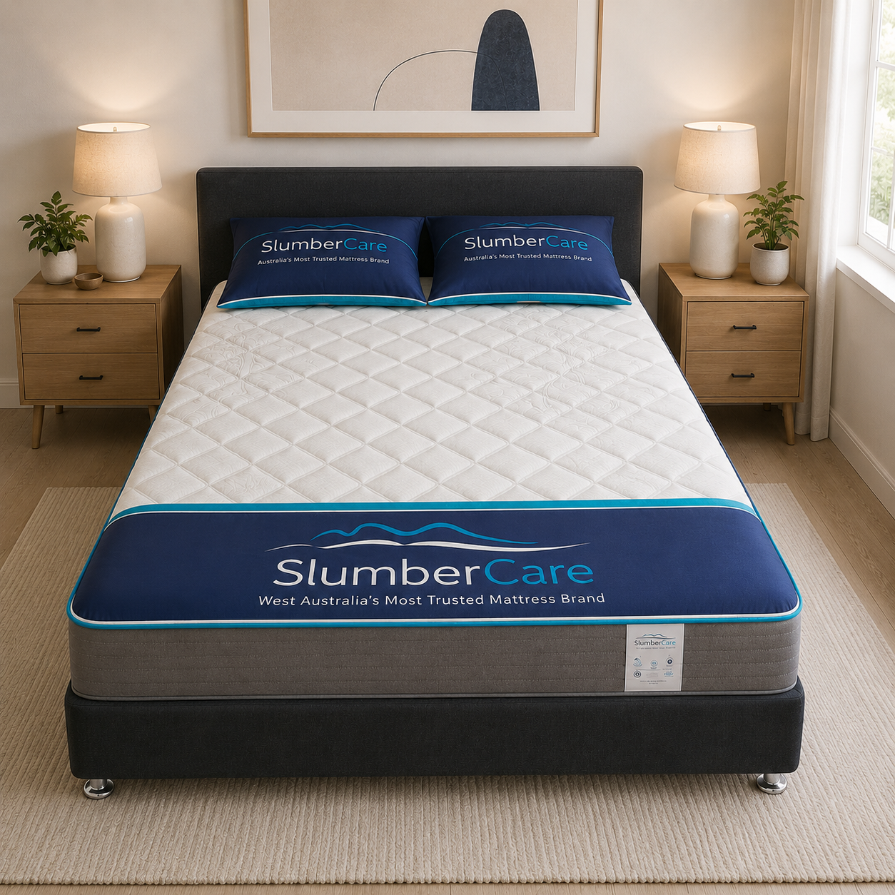 Slumbercare Ultra Firm Mattress Ensemble with Base Slumbercare