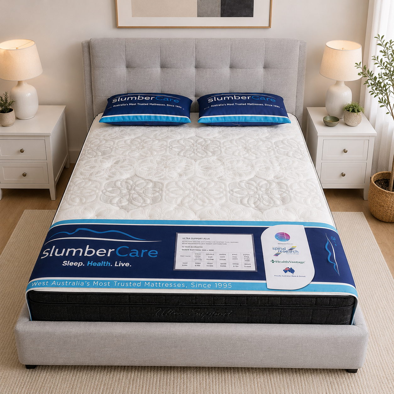 Ultra Support Plus Mattress & Ensemble Base Slumbercare