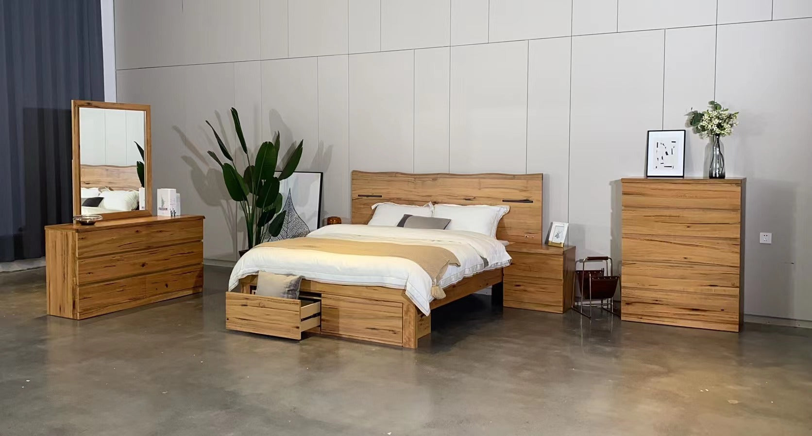 Clanton Marri Timber Bed Frame